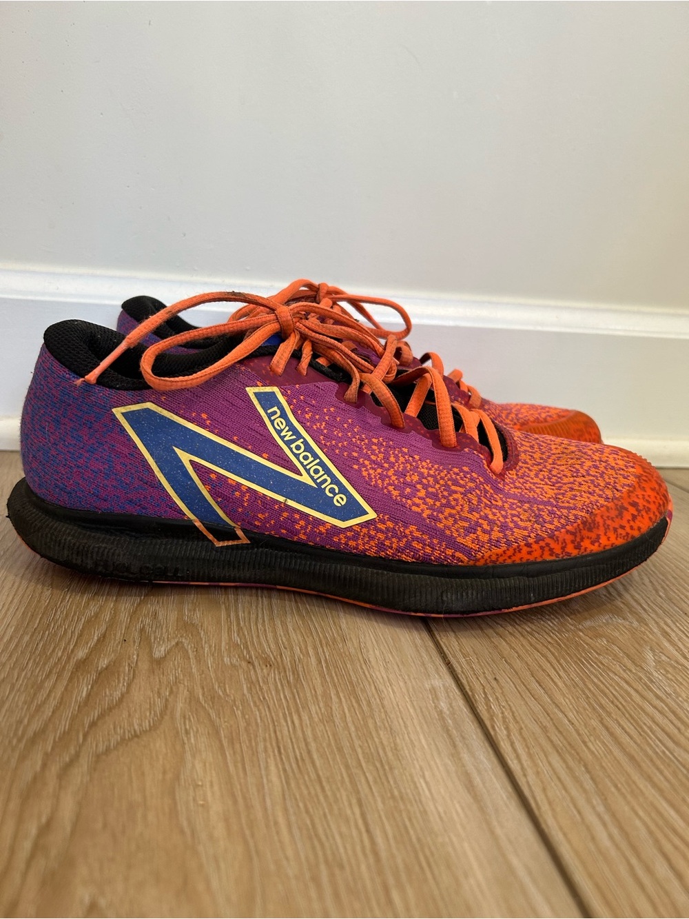 New Balance Fuelcell  Orange and Purple Sneakers